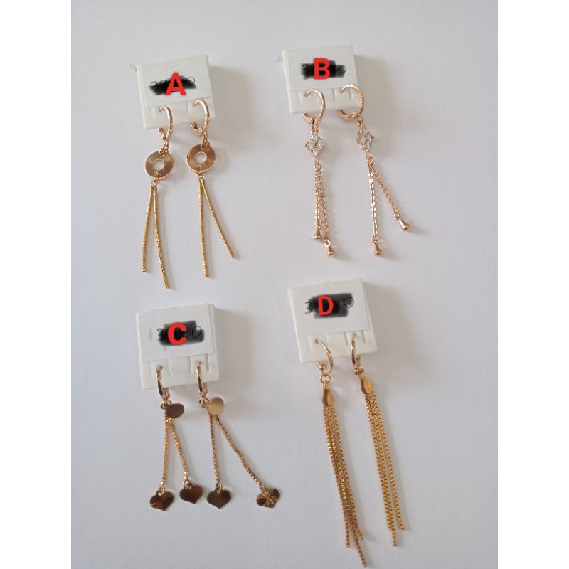 anting jurai panjang | anting xuping