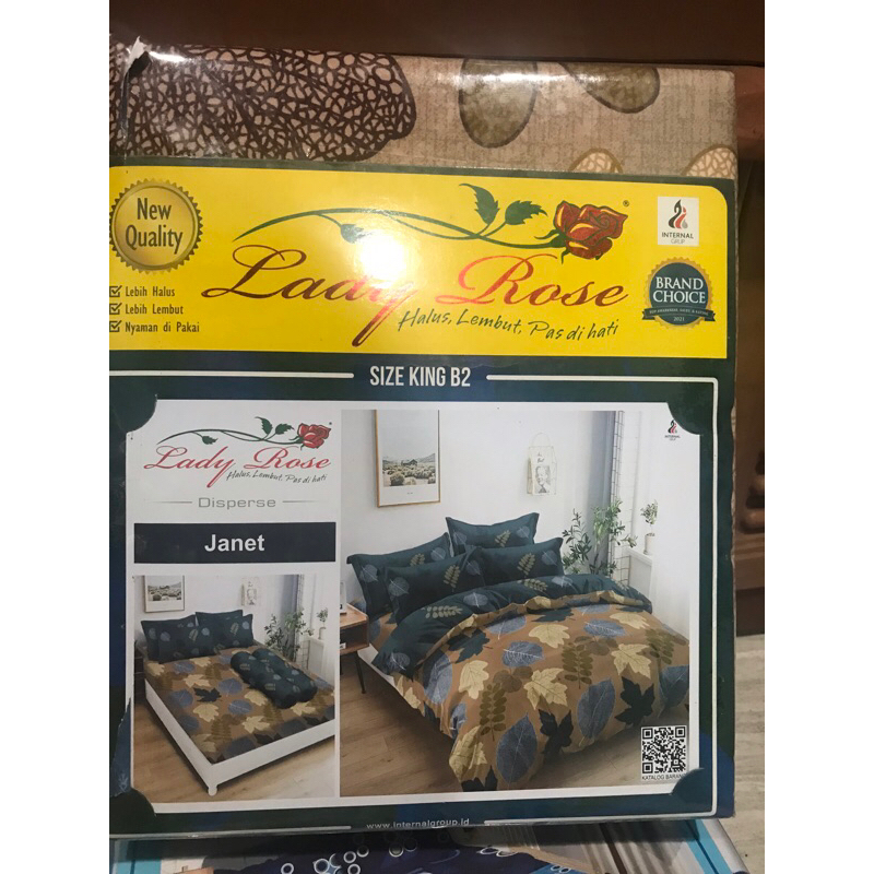 SPREI LADY ROSE KING B2 180x200