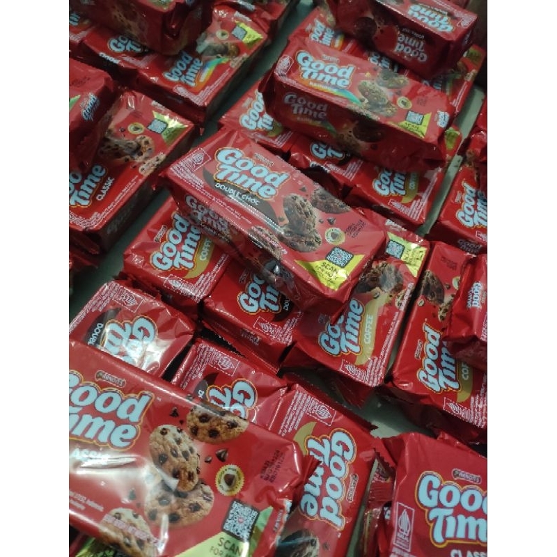 

Good Time mix rasa,isi 4 pcs berat 72 g .