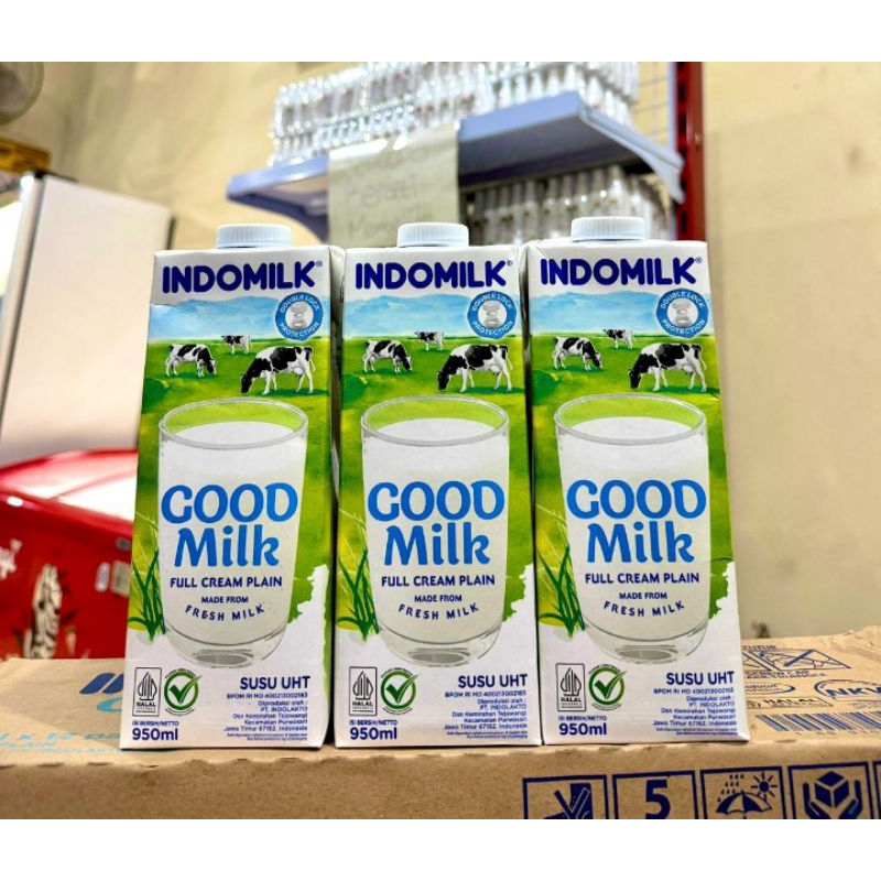 

Susu Indomilk | Full cream | Good Milk | Susu UHT