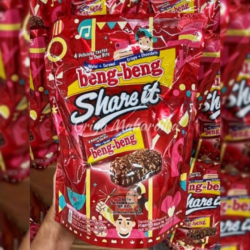 

Beng-Beng Share it Wafer Caramel 237,5 grm isi 25 Pcs