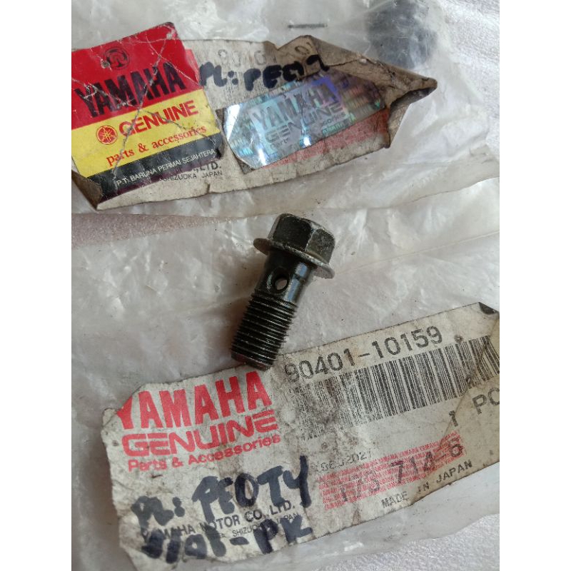 baud baut baud slang rem depan baud slang rem nipel slang rem nempel slang rem baut kaliper Yamaha R