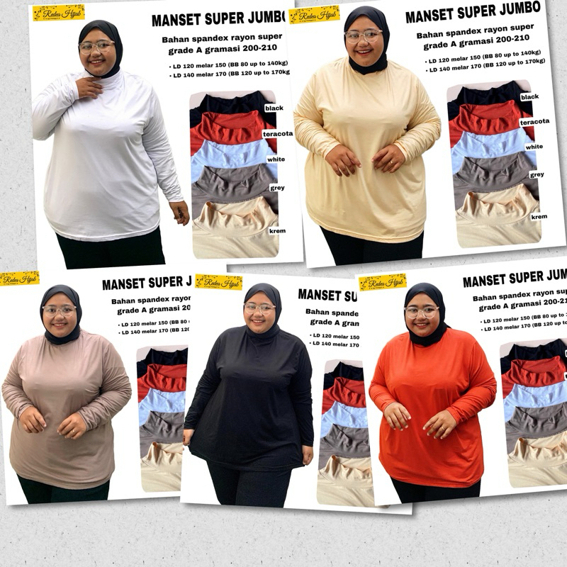 MANSET JUMBO-SUPER JUMBO LD 120 CM MELAR 150 CM LD 140 CM MELAR 170 CM