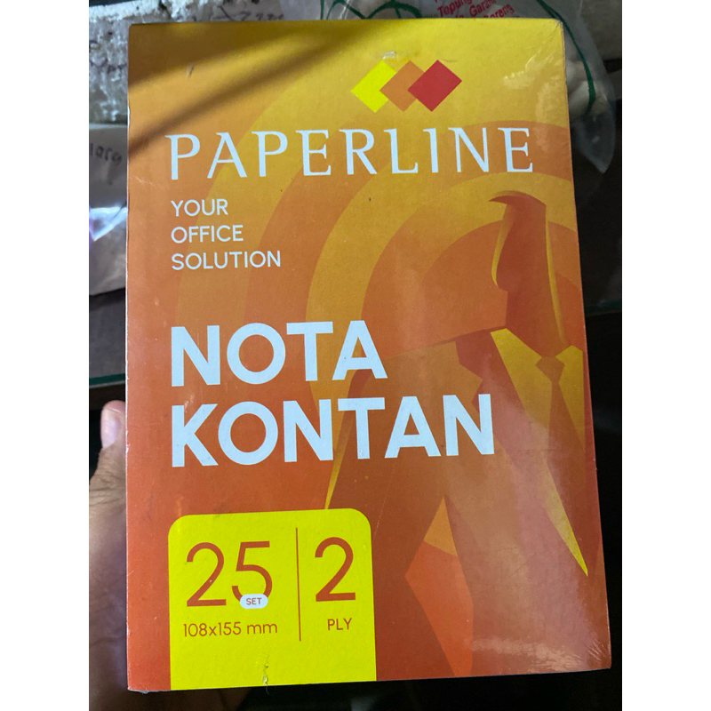 

nota kontan orijinal
