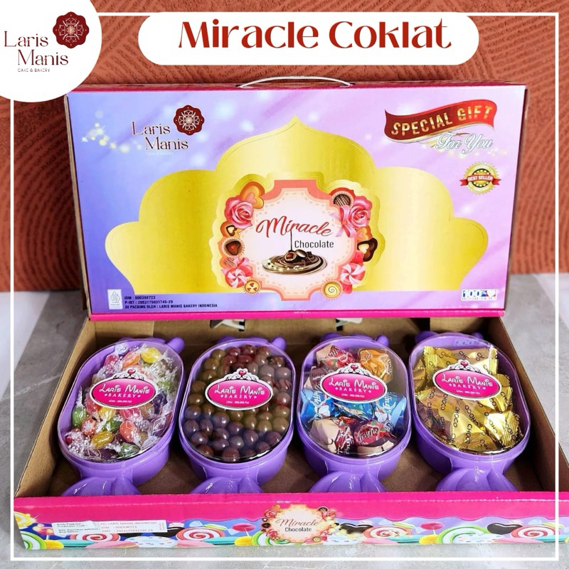 

Laris Manis Miracle - Coklat Miracle - Paket coklat lebaran - coklat kiloan murah