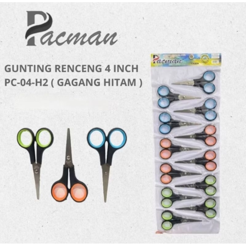 

Gunting Renteng Murah 4 inch Stainles Stell Pacman