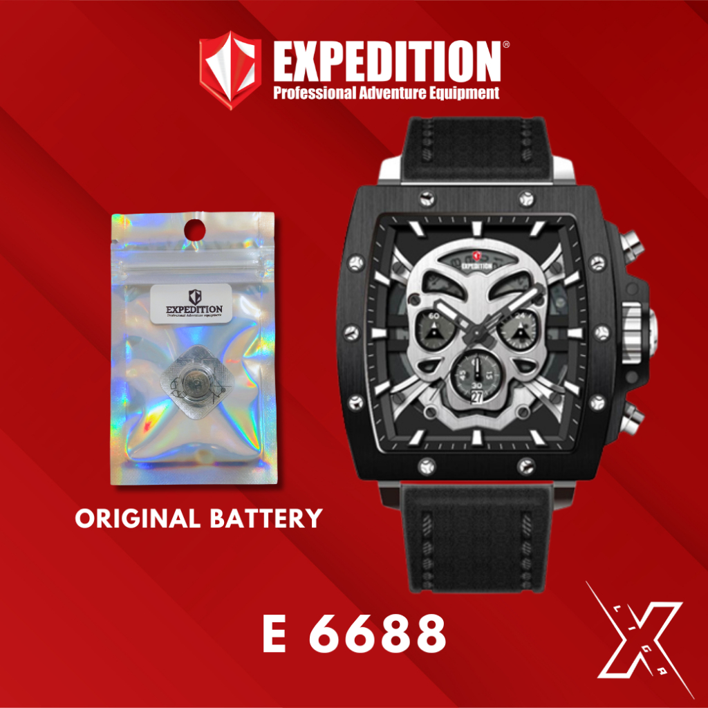 Baterai Jam Tangan Expedition E 6688 Original