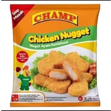 

Champ Chicken Nugget Ayam Kombinasi Sapi 225gr