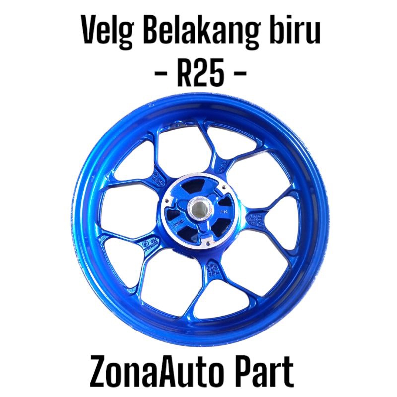 Velg belakang yamaha R25 ABS Biru original