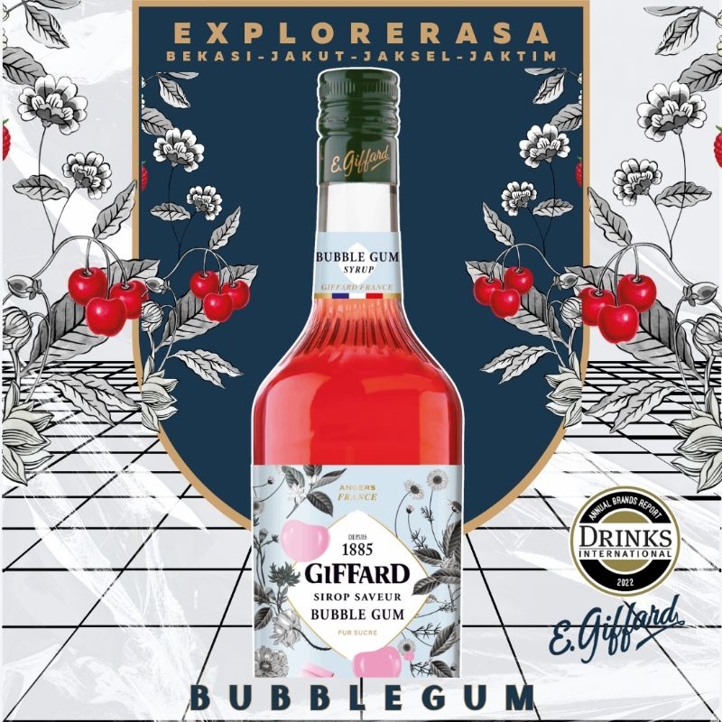 

Giffard syrup rasa Bubblegum 1liter