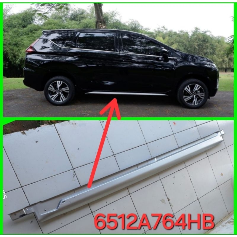 Side Skirt Bodykit Samping Bawah Pintu Xpander 2018-2021 Original