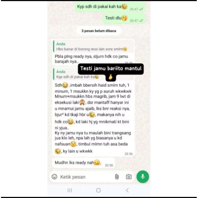 

TERLARIS‼️JAMU BARITO / JAMU KALIMANTAN