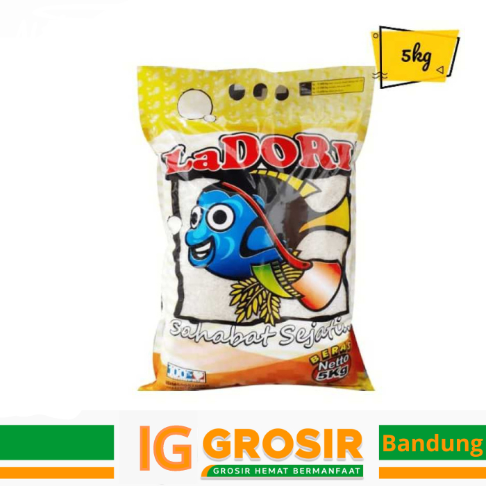 

Beras Ladori Kemasan 5Kg Kualitas Premium Enak Putih Bersih Tanpa Bahan Pengawet