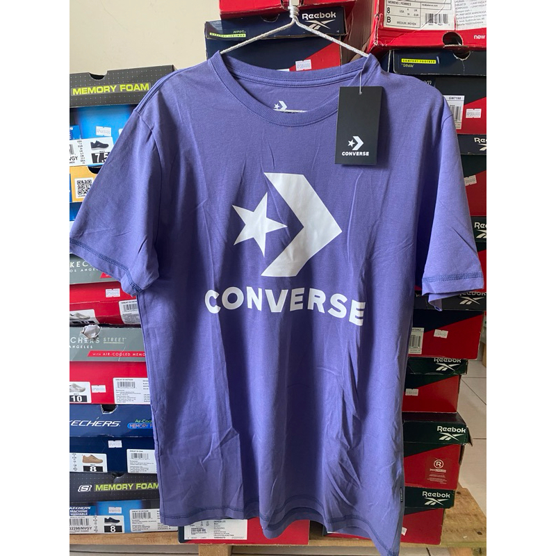 Kaos Pria Converse Ungu Original Store Terbaru