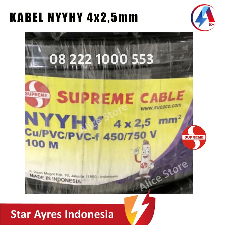 Kabel NYYHY 4x2,5 mm Supreme