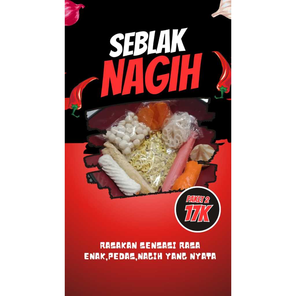 

Seblak instan komplit paket 2
