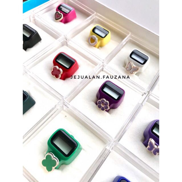 Tasbih Hias Tombol / Tasbih Cincin / Tasbih Cincin BOX / Tasbih Hias Adjustable Ring