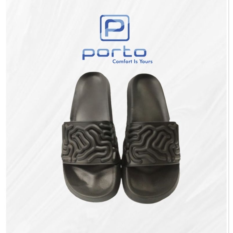 Sandal Distro Karet Selop Porto Pria Wanita