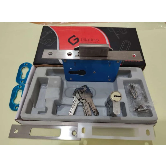 Body Sliding / Kunci Mekar Glatino / Kunci Pintu Sliding / Kunci Pintu Geser