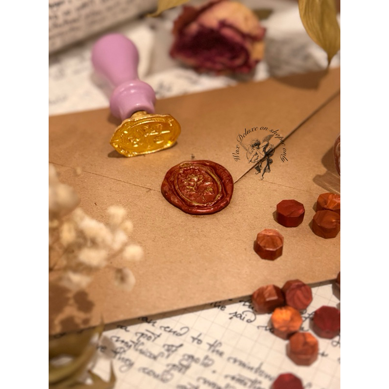 

1 PCS Vintage RED ROSE Wax Seal untuk hiasan kartu undangan, jurnal, buku, kartu, dll