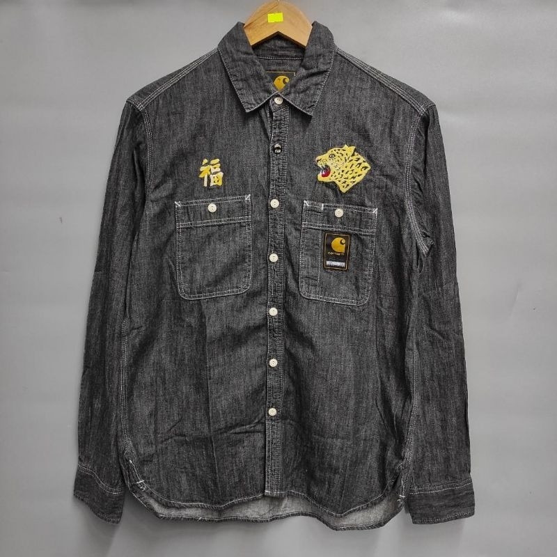 kemeja denim carhatt x neighborhood