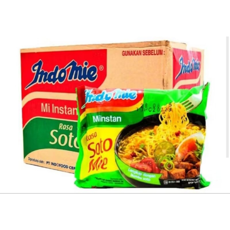 

Mie instan Indomie 1 dus rasa soto