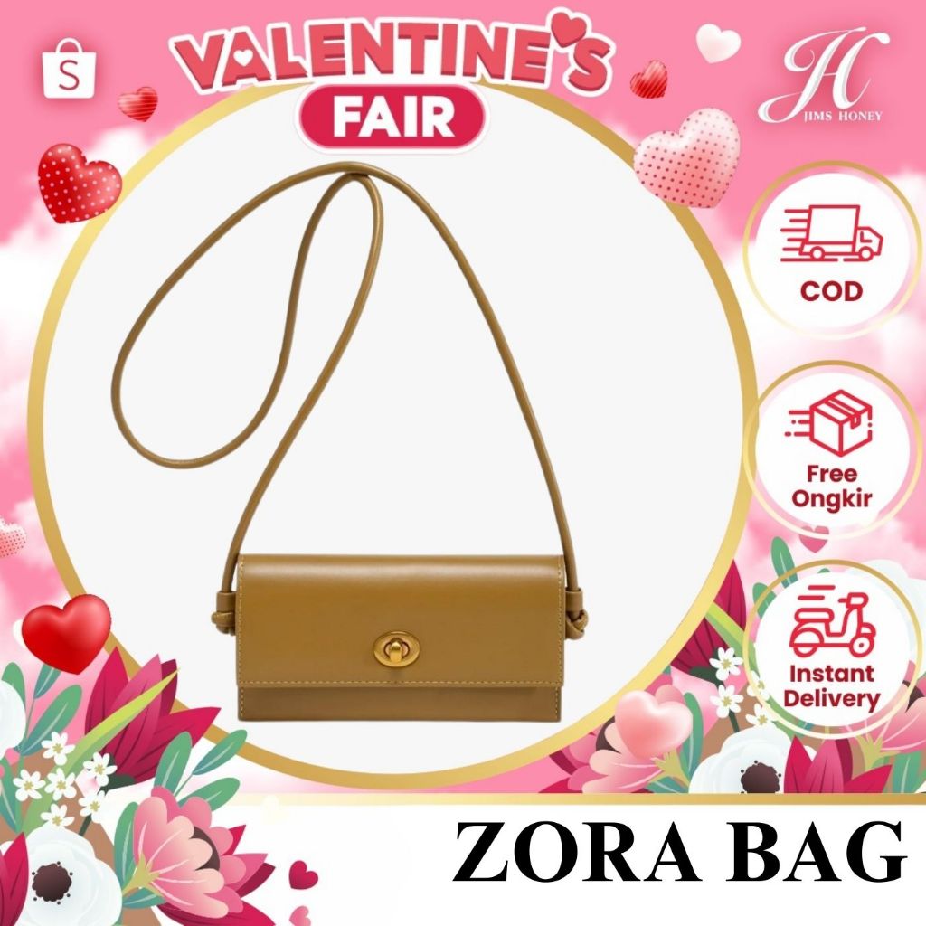 JIMS HONEY ZORA MINI BAG Tas Selempang Wanita Slingbag Cewek Jimshoney Trendy Elegan