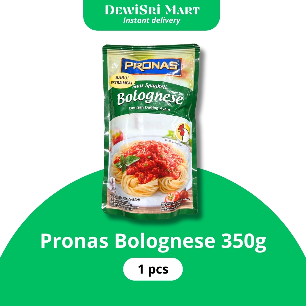 

Pronas Bolognese Daging Ayam 350g - Dewi Sri Mart