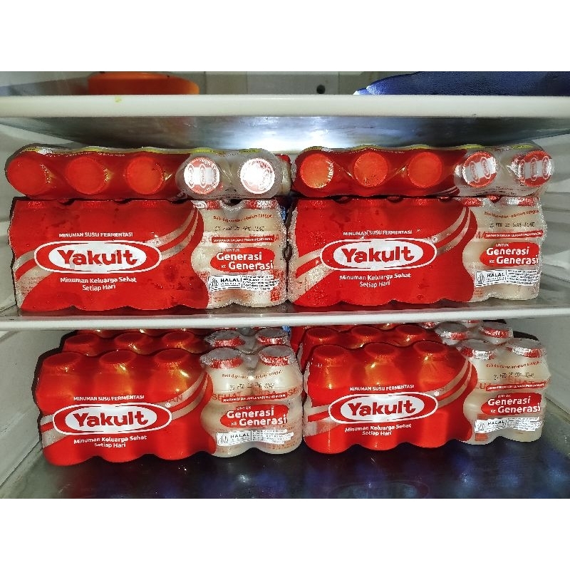 

Yakult Original dan Yakult Less sugar, harga 1 pack (5 botol) PROMO, bisa go send, grab instan, shopee ekspres instan