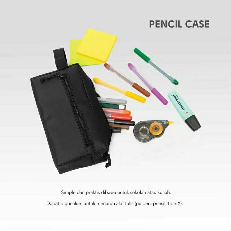 

Kotak pensil Poch wadah pensil Multifungsi pria wanita keren