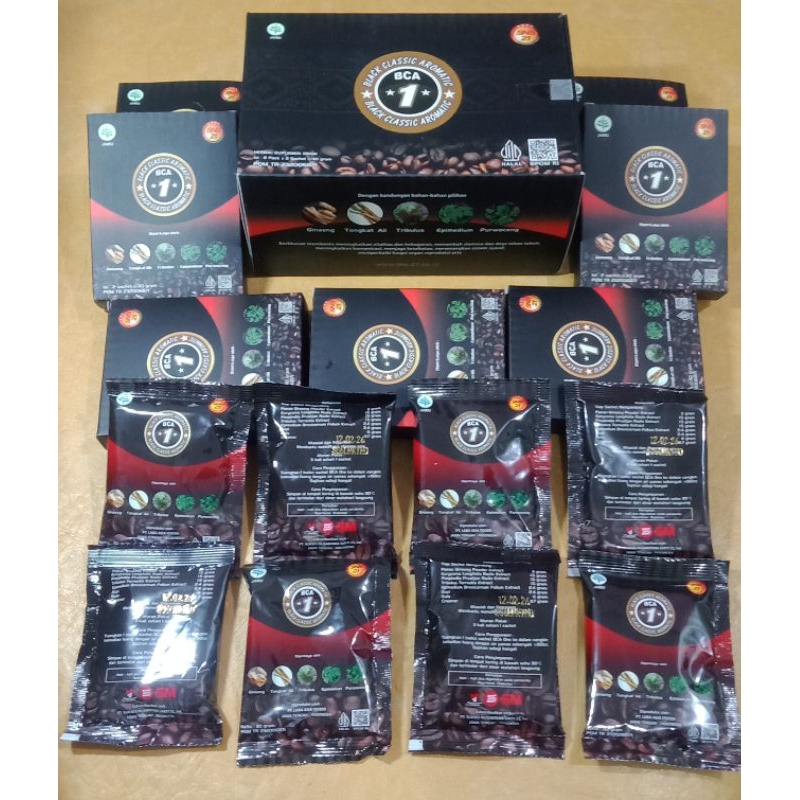 

Coffe Stamina Prima"BLACK CLASSIC AROMATIC" 16 Sachet