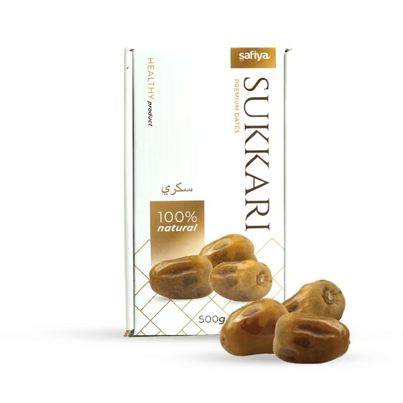 

Kurma Sukari 500 gram Grade A Premium / Kurma Raja Premium Original Safiya