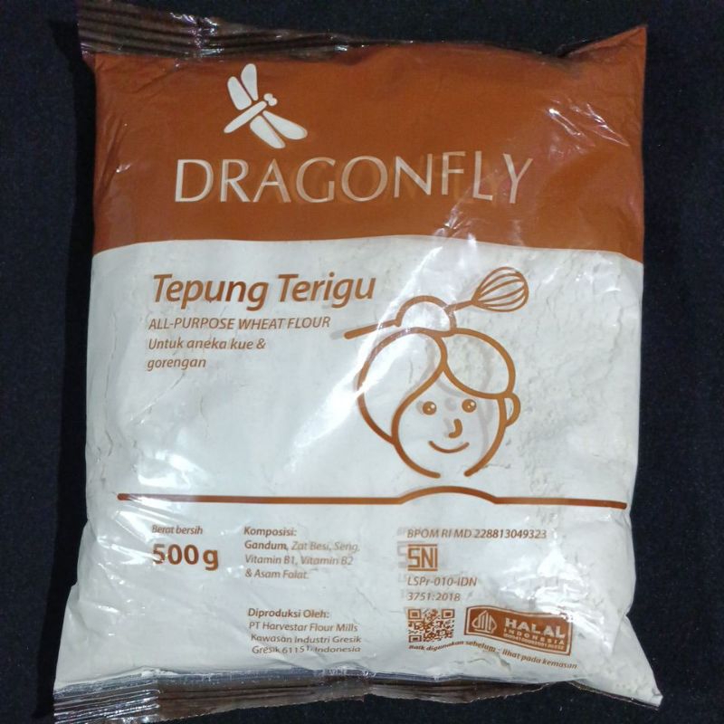 

Dragonfly Tepung Terigu All-Purpose Wheat Flour 500 gram
