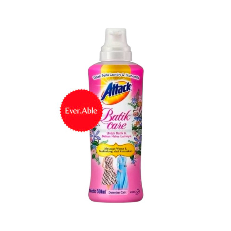 ATTACK BATIK CARE DETERGEN CAIR BOTOL 500 ML