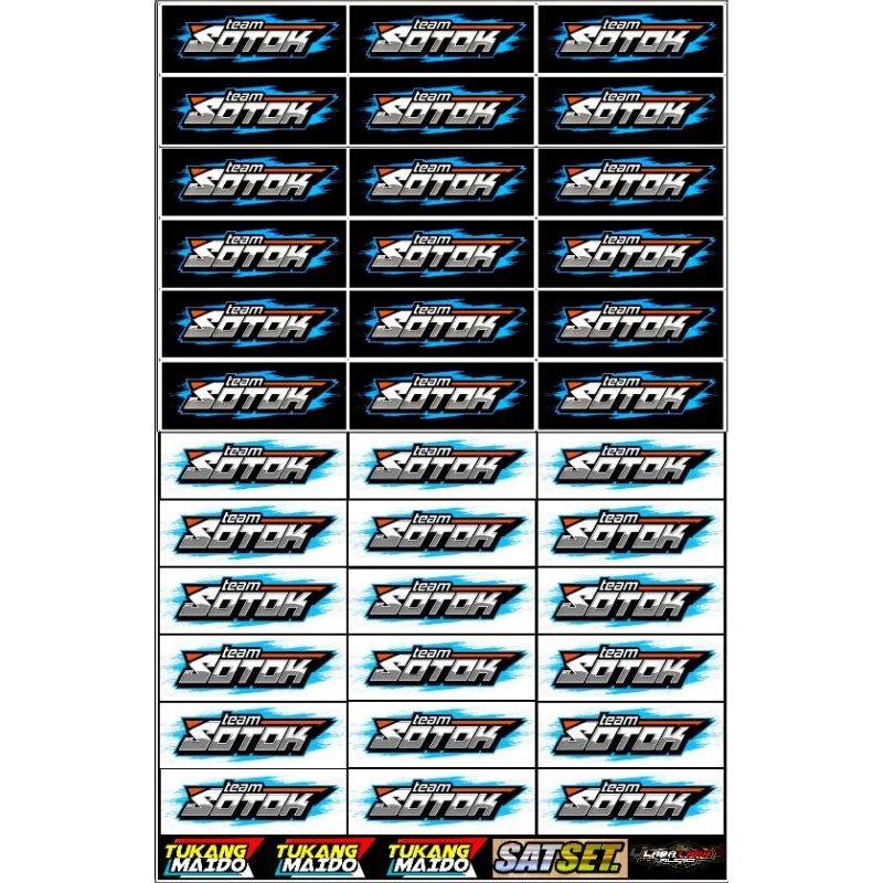 

STIKER TEAM SOTOK ISI 36 PCS | STIKER SOUNDSYSTEM | STIKER SOUND | STIKER SOUND MINIATUR 1 LEMBAR | STIKER ANTI AIR