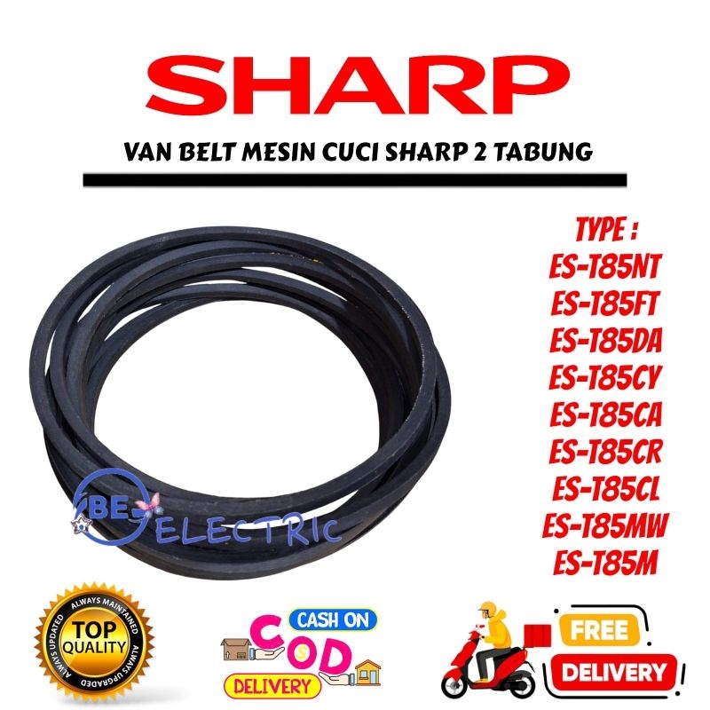 VBELT MESIN CUCI SHARP 2 TABUNG | PAN BELT MESIN CUCI SHARP QUALITY