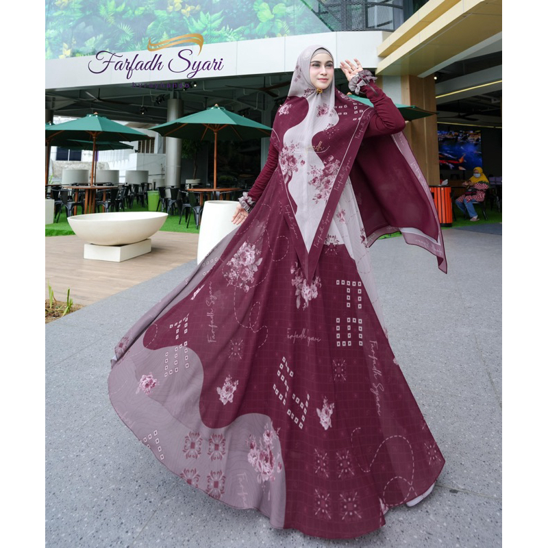 GAMIS CHAYRA DAN RAYNA BY ORIGINAL FARFADH SYARI | Gamis Mewah Lebaran Wanita Muslimah