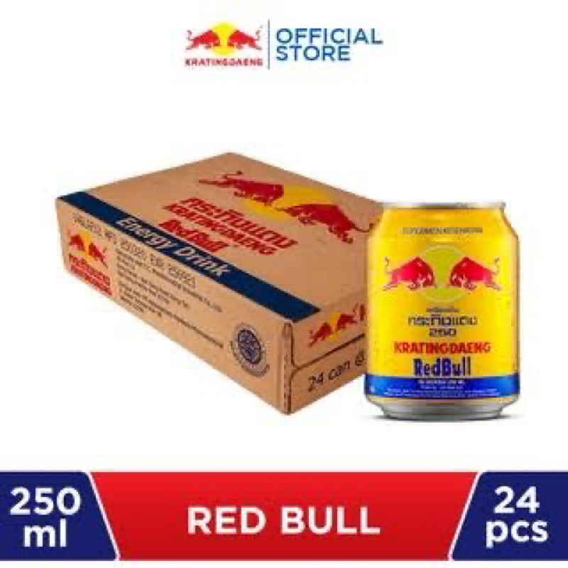 

RED BULL KRATINGDAENG 250ML DUS ( 24 KALENG )