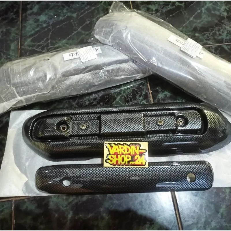 COVER TAMENG KNALPOT CARBON THAILAND MIO SOUL, MIO SPORTY, MIO SMILE
