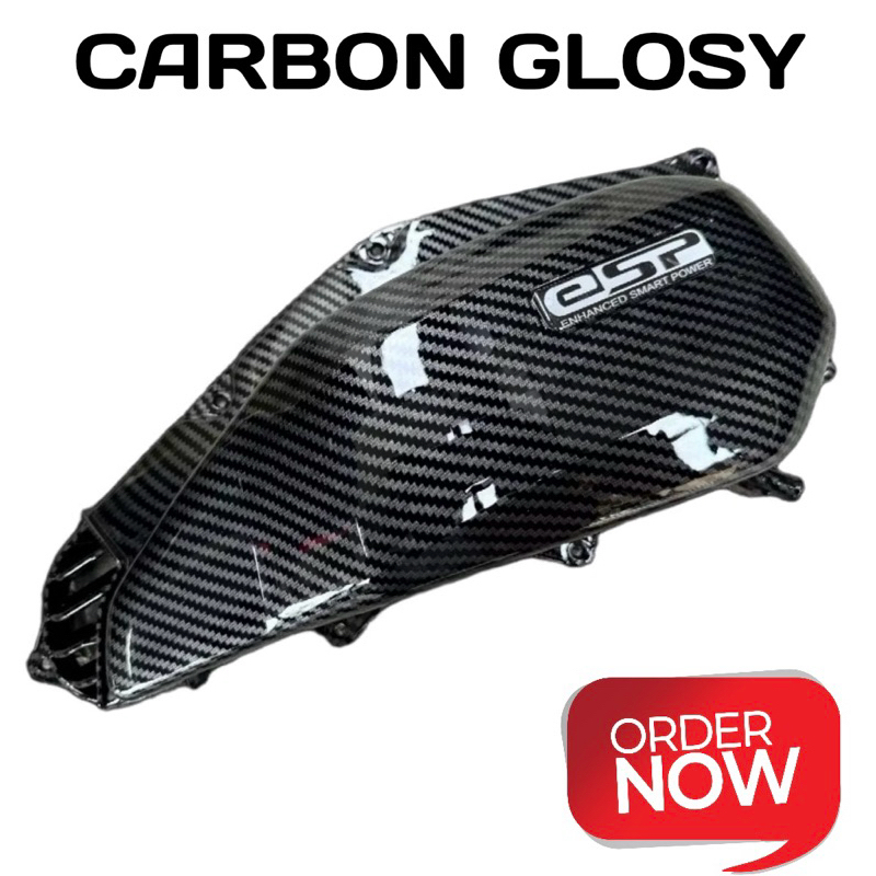 TUTUP FILTER VARIO 125 CARBON Tutup filter vario 125/150 carbon / tutup filter Vario carbon