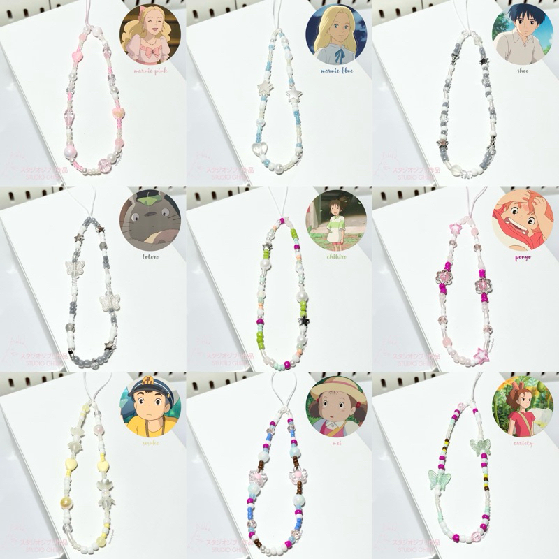 phonestrap studio ghibli | gantungan hp studio ghibli | gantungan tas | phonestrap aesthetic | gantu