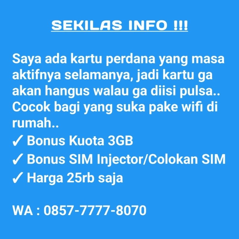 kartu byu masa aktif selamanya/Telkomsel byu