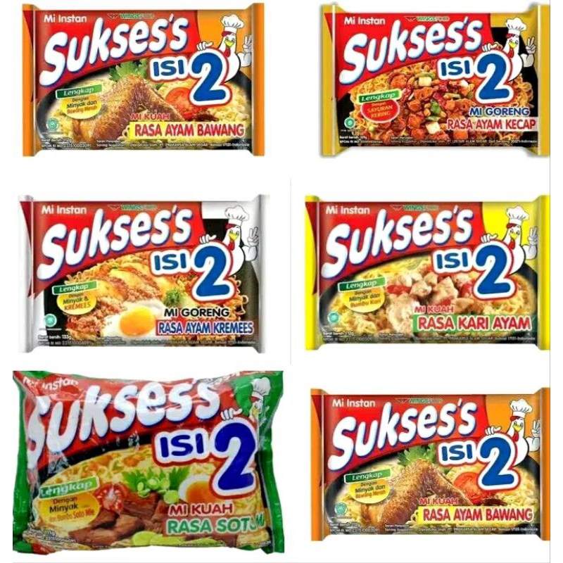 

Mie Sukses isi 2 Aneka Rasa