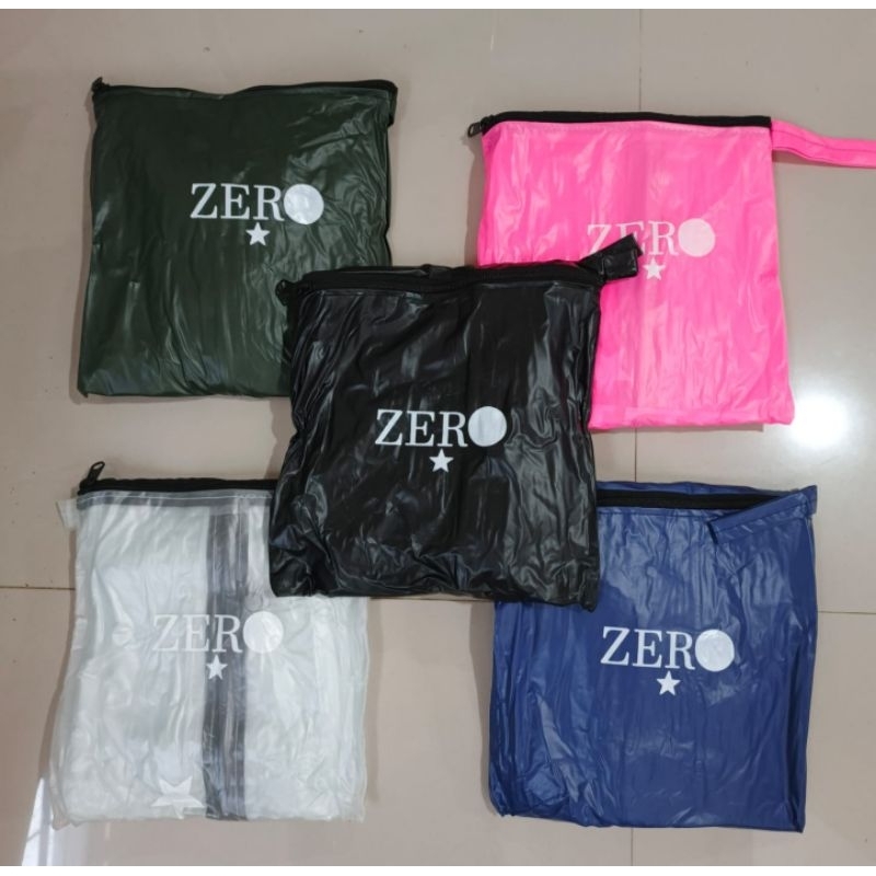 JAS HUJAN ZERO STAR / JAS HUJAN DEWASA BAHAN PVC TRANSPARAN (NEW)