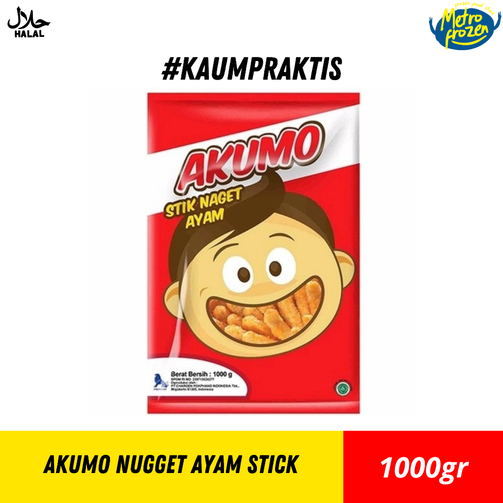 

AKUMO Nugget Ayam Stick 1kg // Instan Banjarmasin // nugget murah Banjarmasin // Metro frozen Food Banjarmasin