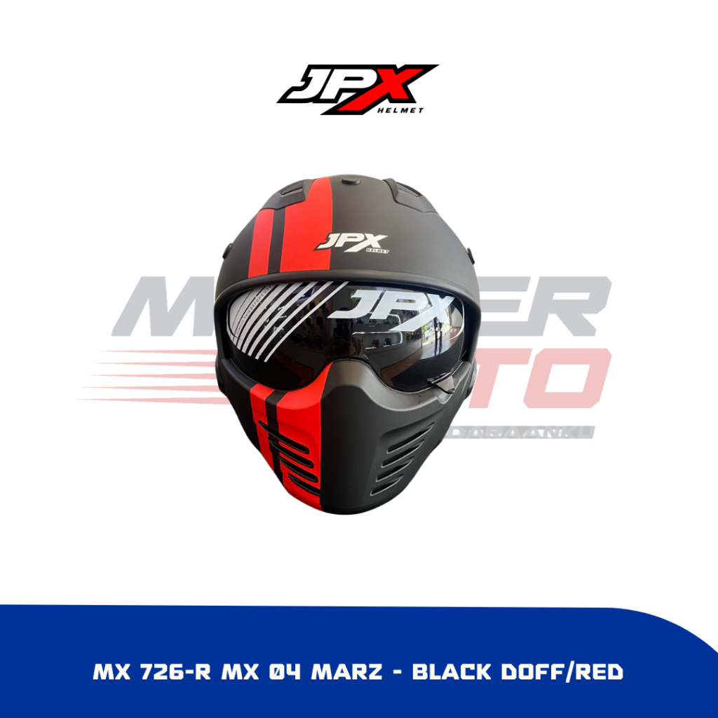 Helm Full Face JPX MX 726-R MX 04 Marz