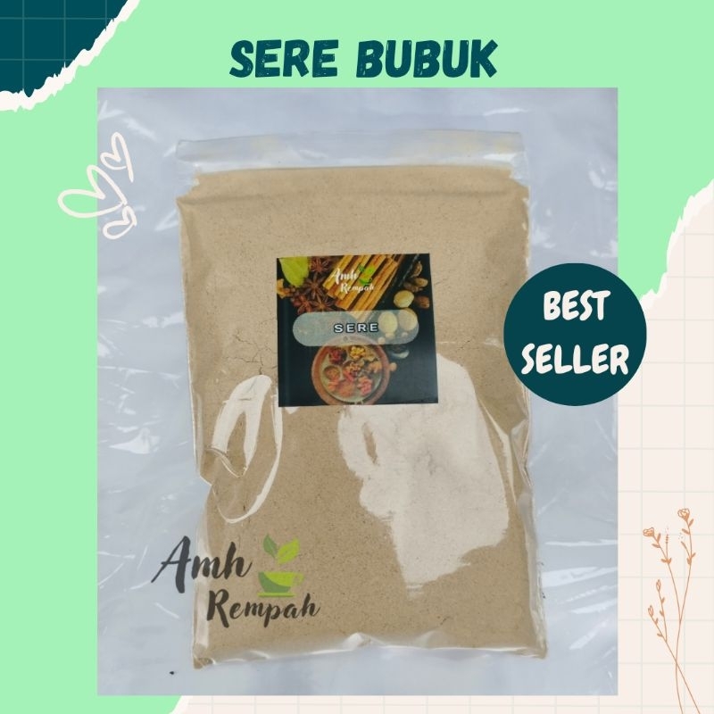 

Sere Bubuk, Sereh Bubuk murni kemasan 100gram bersih