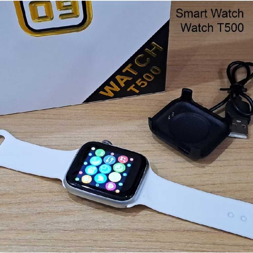 Smartwatch T500 Jam Tangan Pintar bisa telpon dan ganti wallpaper jam pria dan wanita