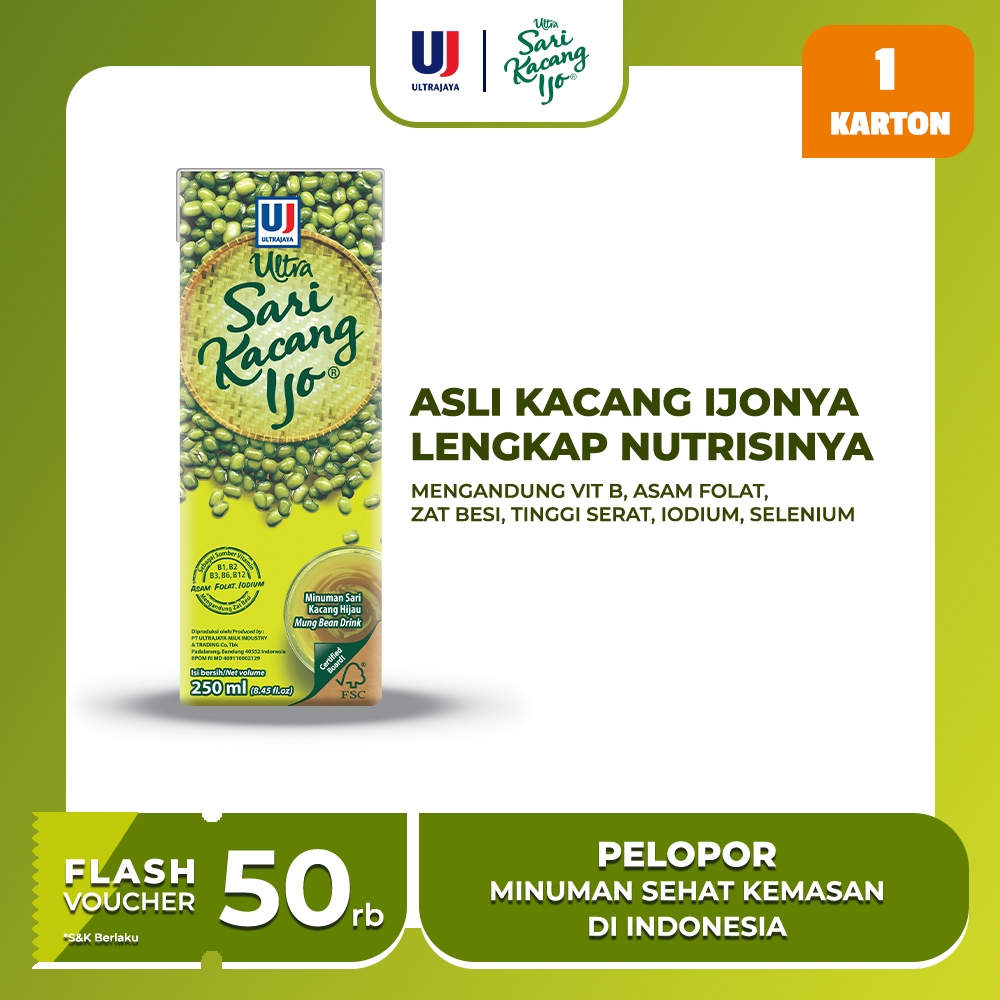 

Ultra Sari Kacang Ijo 250 ml
