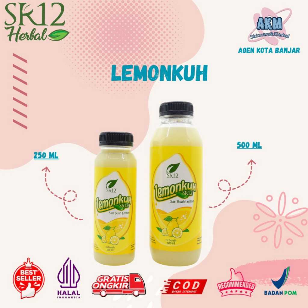 

LEMONKUH SR12 HERBAL DENGAN BUAH LEMON KUALITAS TERBAIK ISI 250MILI